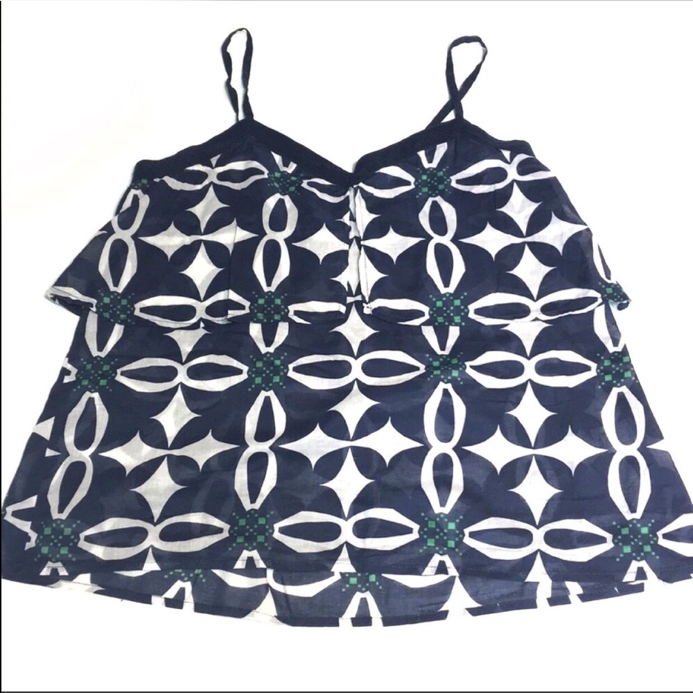 Michael Stars | Sheer Geometric Print Tank